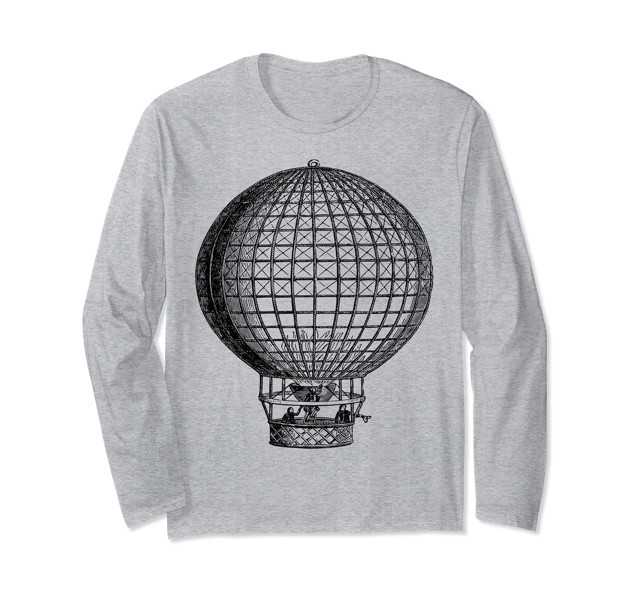 Vintage Hot Air Balloon Long Sleeve T-Shirt