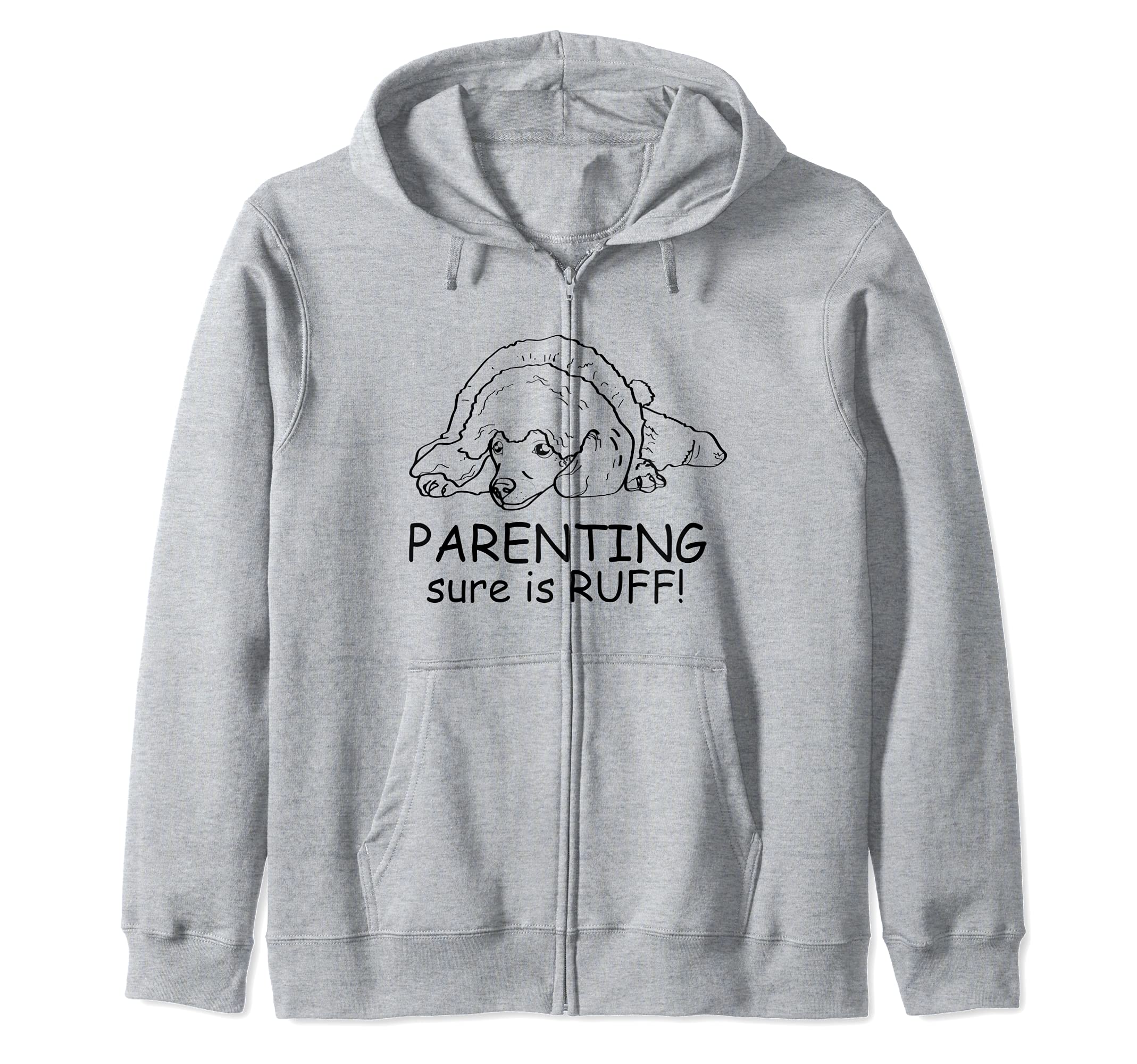 Poodle Dog Love-r Cute Funny Dog Mom Zip Hoodie