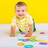 Bright Starts Lots of Links Rings Toys Stroller Carrier 24 Pcs BPA-Free 0 view 6