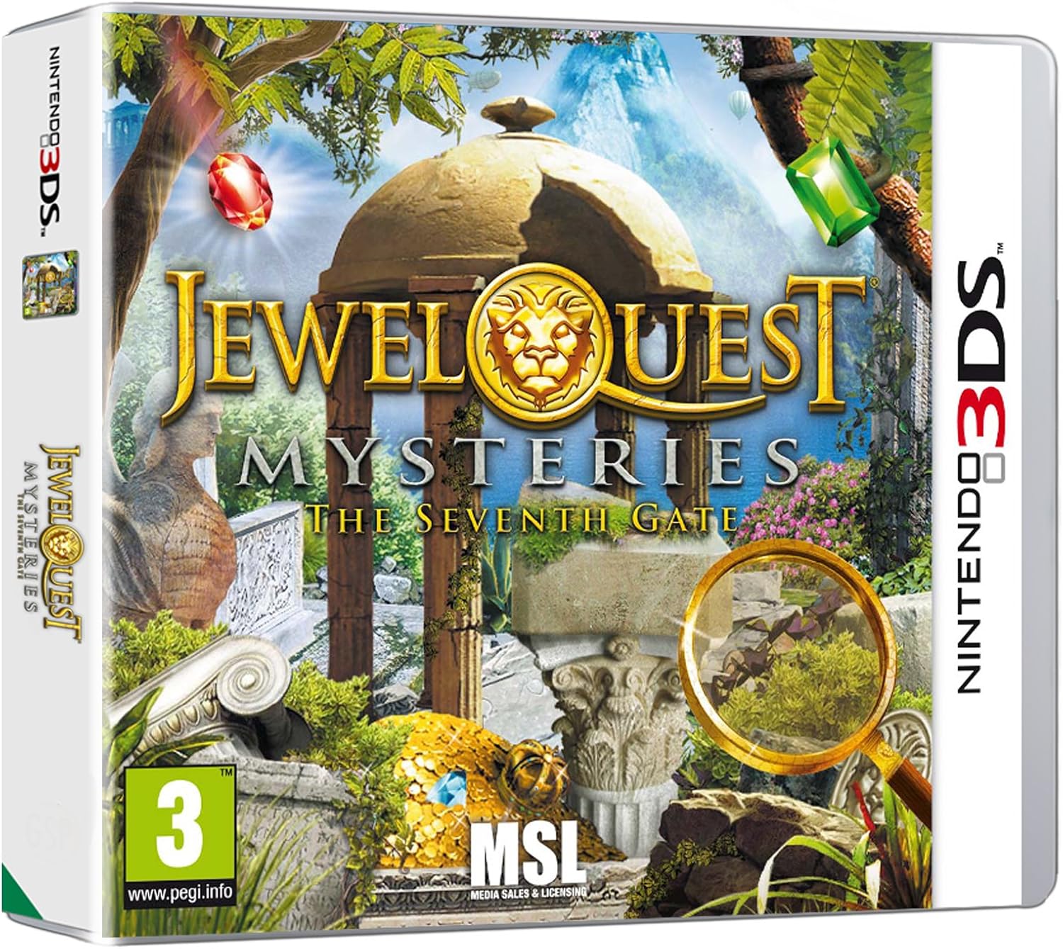 Jewel Quest Mysteries 3 - The Seventh Gate (Nintendo 3DS)