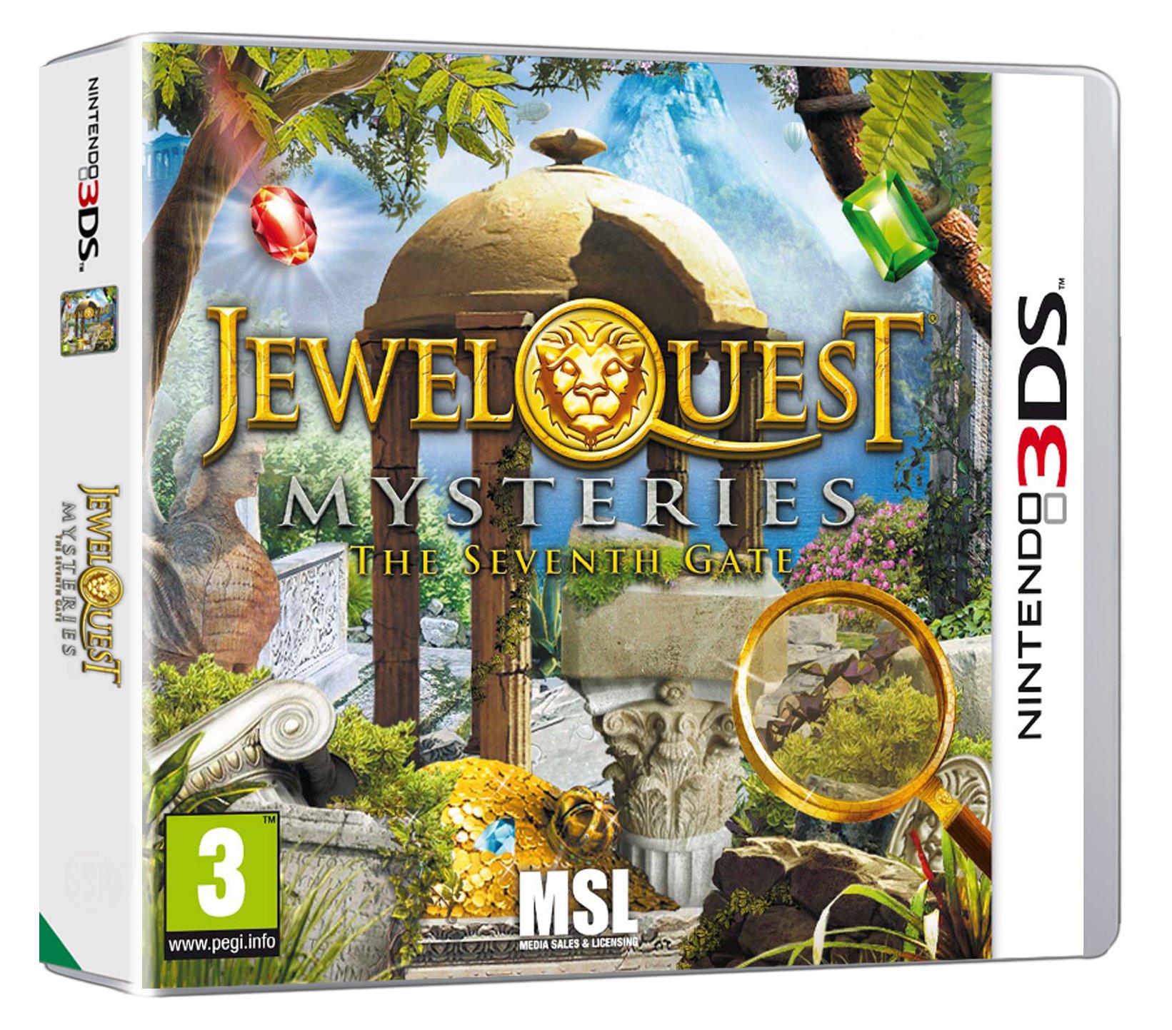 Jewel Quest Mysteries 3 - The Seventh Gate (Nintendo 3DS)