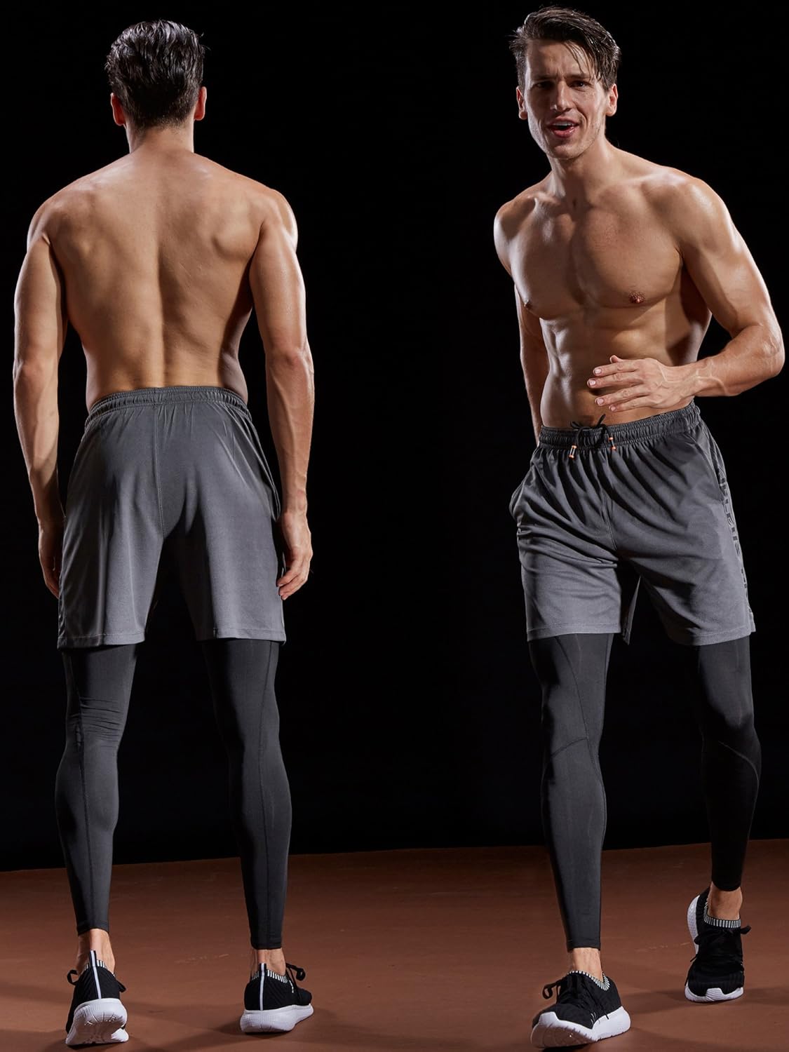 Neleus Men's Lightweight Workout Running Athletic Shorts with Pockets: Clothing
