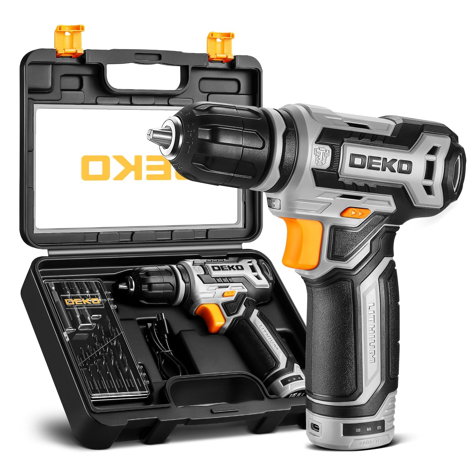 DEKOPRO 12V Cordless Drill 1.6...