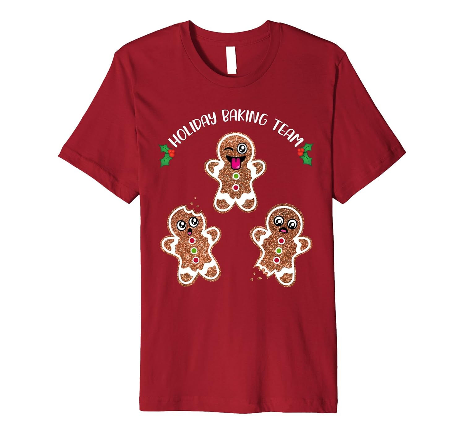 Funny Holiday Baking Team Family Xmas Premium Emoji Shirt-ANZ