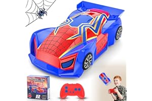 FirYawee Wall Climbing Remote Control Car Mini, Spider 360° Rotating RC Stunt Car, Rechargeable RC Cars Toys for 3 4 5 6 7 8 9 10 11 12 Year Old Boys Girls Kids