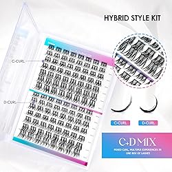 LANKIZ Lash Extension Kit, C+D Mix Curl Lash