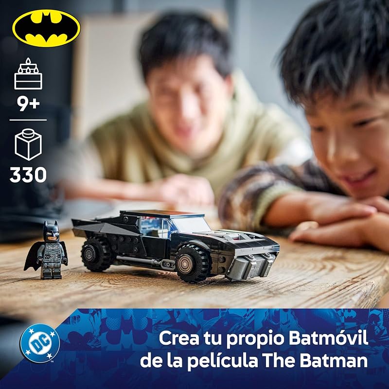 DC Batmóvil de The Batman - Maqueta de Coche de Juguete y Minifigura de Superhéroe - Regalo de Cumpleaños para Niños de 9+ Años y Adolescentes Fans de la Película 76332 — foto 2 de 8