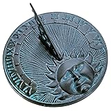 Rome 2518 Daybreak Sundial, Cast Iron with