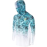 SYNKER Stealth All Weather Performance Fishing Camo Hoodie | UPF 50+ Long Sleeve Shirt for Men and Women, Camouflage (Black)