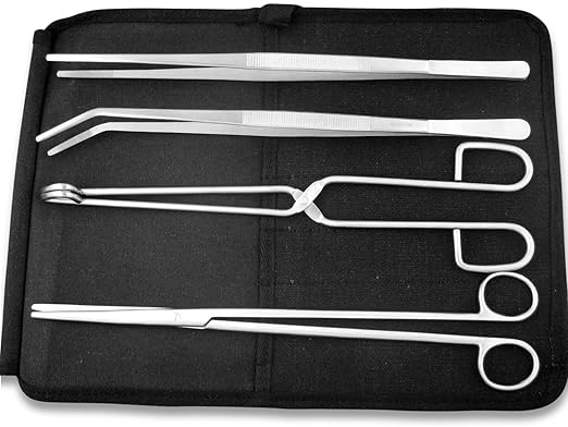 Edelstahl BBQ Grill Werkzeug Set Grillzange Grillpinzette 30 cm Fleischzange Wurstzange Schere