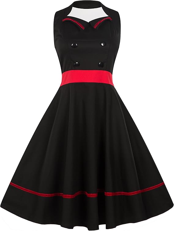 collared swing dress