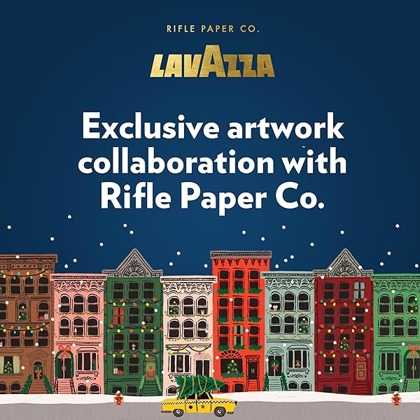 LAVAZZA + RIFLE PAPER CO. HOLIDAY BLEND GROUND COFFEE MEDIUM ROAST 10.5 OZ. (PACK OF 1)