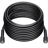 Westinghouse 50 ft PVC Pressure Washer Hose - 3400 Max PSI - For Gas and Electric Pressure Washers