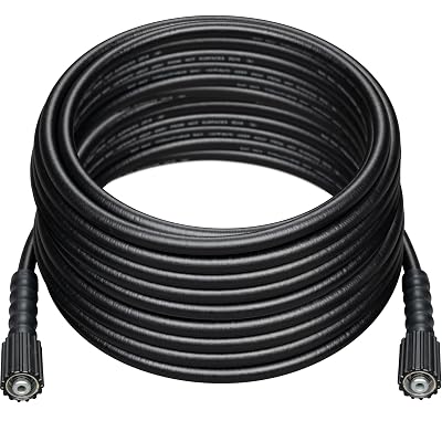 Westinghouse 50 ft PVC Pressure Washer Hose - 3400 Max PSI - For Gas and Electric Pressure Washers