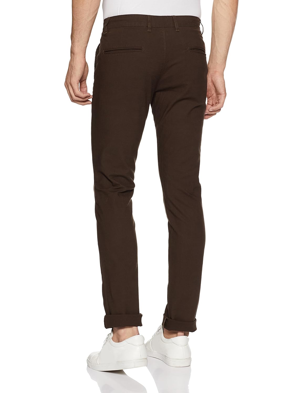 john players men's skinny fit cotton casual trousers