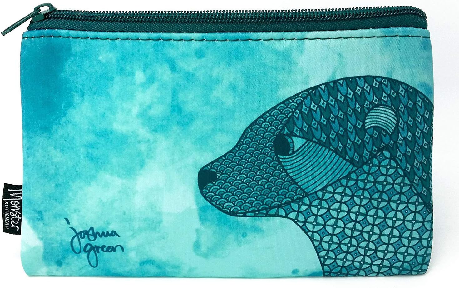 Monster Stationery - Single-Pocket Neoprene Pencil Case - Joshua Green Design - Otter