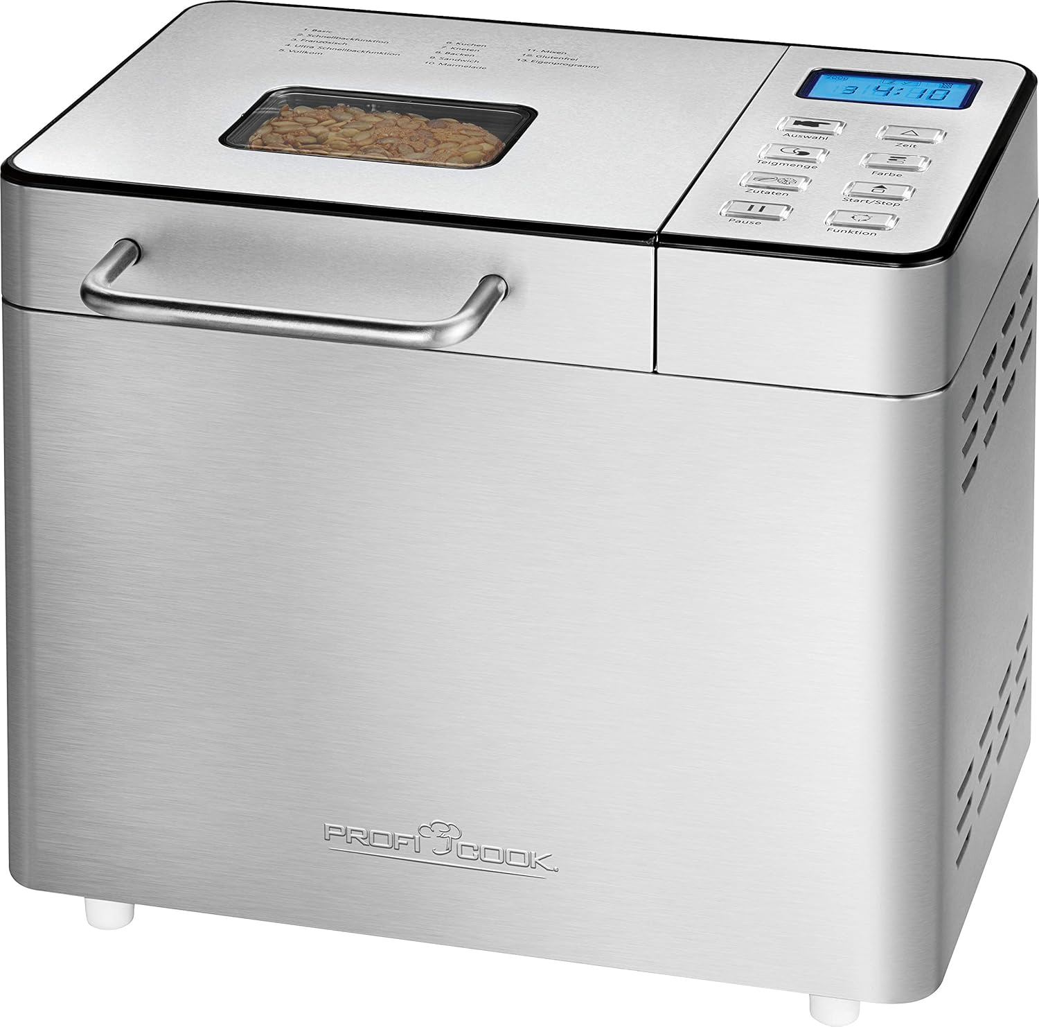 Profi Cook Brotbackautomat PC-BBA 1077 acero fino: Amazon.es: Hogar