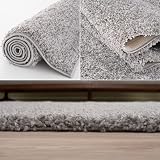 THE RUGS Shaggy Living Room Rug 60x110 cm Grey Soft Durable 30 mm view 5