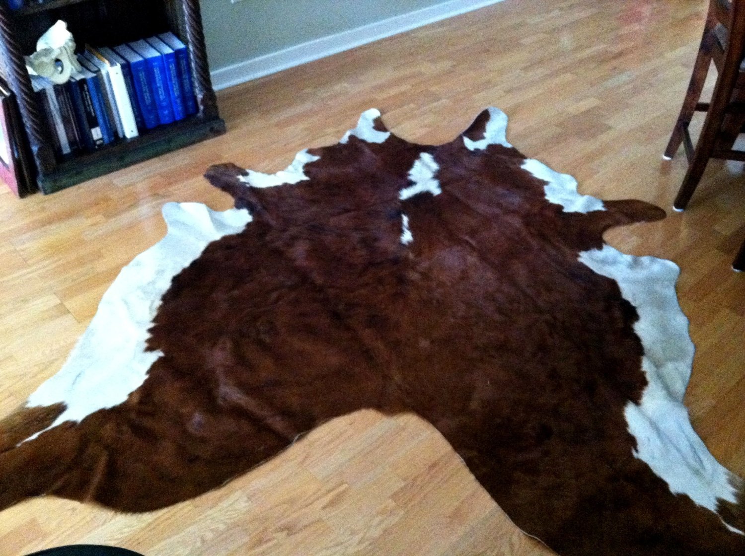 Amazon Com Cowhide Rug Red Clay Colored Hereford Premium Grade