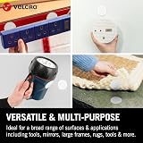 VELCRO Brand Heavy Duty Stick On Coins White 45mm Hook Loop 6 Pack view 4
