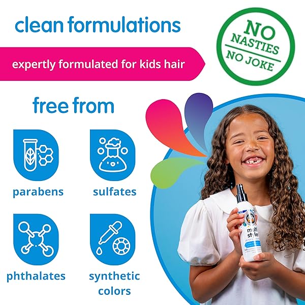 SOCOZY MULTI STYLER, STYLING HAIR SPRAY FOR KIDS, SAFE FOR EVERYDAY USE (5.2 FL OZ) HOLDS LIKE A LIGHT GEL, GENTLE FORMULA WITH QUINOA, VITAMIN B5 & ALOE, NO PARABENS, SULFATES OR SYNTHETIC COLORS