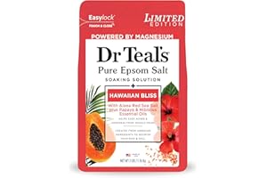 Dr Teal's Epsom Salt Magnesium Soak, Limited Edition Hawaiian Bliss, 3lbs