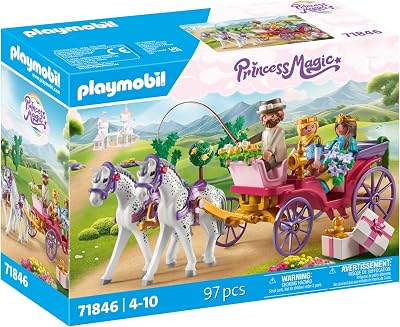 | Princess Magic | Kutschfahrt mit Prinzessin und Prinz | Prinzessin Spielzeug | Märchen Spielzeug für Kinder ab 4 Jahren | 71846