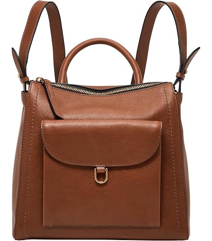 LRTO Genuine Leather Backpack for Women Convertible Design Shoulder Bag Vintage Casual Daypack Knapsack Rucksack Purse (Brown) : Clothing, Shoes & Jewelry
