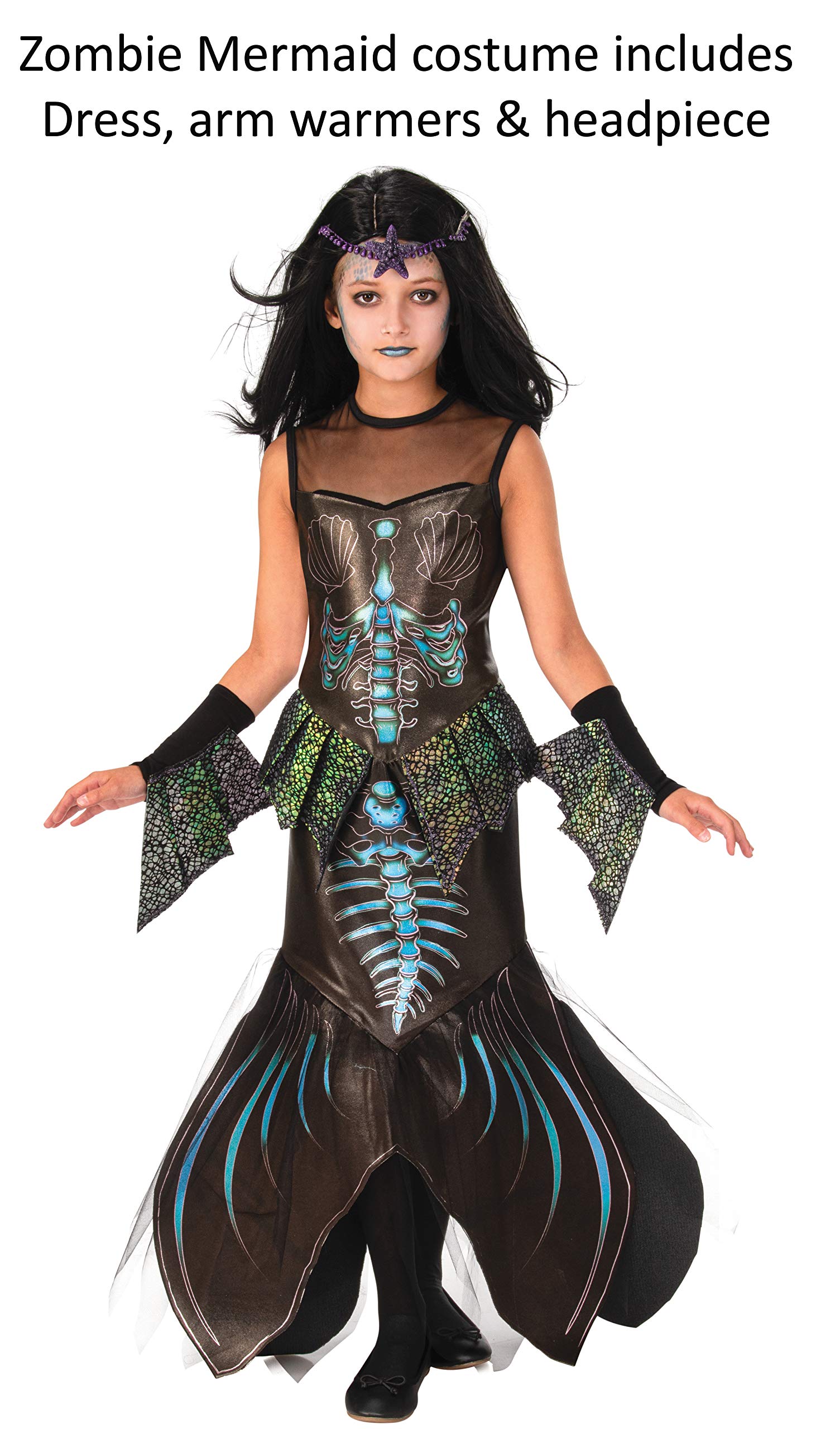 Rubie's Girl's Zombie Mermaid Costume