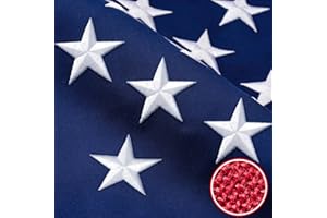 MVPRING American Flag 3x5 ft TearProof Series, Heavy Duty Tough Spun Polyester USA Flags High Wind, for Outside Outdoor with Durable Embroidered Stars Sewn Stripes Brass Grommets