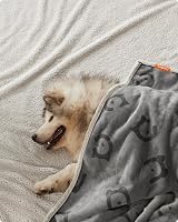 Feandrea Waterproof Dog Blanket XX Large 229 x 203 cm Reversible Sherpa Fleece view 4