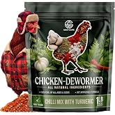 Chicken Dewormer for Laying Hens, Chili Mix w/ Molasses for Winter Support | Natural Chicken Wormer, Parasite Support for Laying Hens &amp; Chicks, Gut Health Support, Boost Egg Quality, Feathers &amp; Vitality