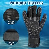 SUPERFA 3mm Neoprene Diving Gloves and Socks with Adjustable Wrist Straps view 2