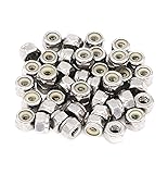 BinifiMux 50pcs 1/4-20 Inch Nylon Inserted Self
