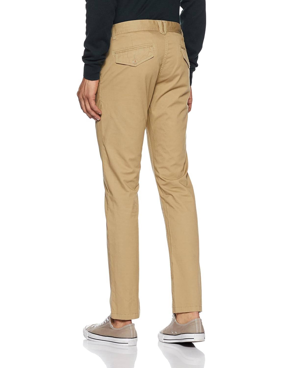 symbol amazon brand men's slim fit cotton casual trousers