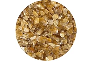 GAF TREASURES Wholesale Calcite Rough Natural Stones Small, Raw Calcite Crystals (Honey Calcite, 0.5 Pound)