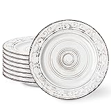 XINLTC Ceramic Dessert Plates - 8" Porcelain Salad