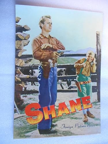 Amazon Co Jp １９５４年映画パンフレット シェーン ジョージ スティーブンス監督 アラン ラッド ジャック パランス ホビー