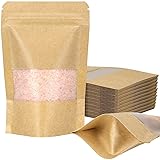 Blisstime Stand Up Pouch Bags, 50 Pack Kraft Paper