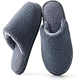Parlovable Women's Memory Foam House Slippers - Polar Fleece Lining Non-Slip Indoor Shoes