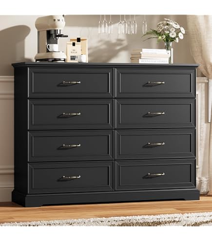 little black dress chanel 9 Drawer Dresser Retro Wood Adult Dresser with Metal Handles for Bedro   YouTrend