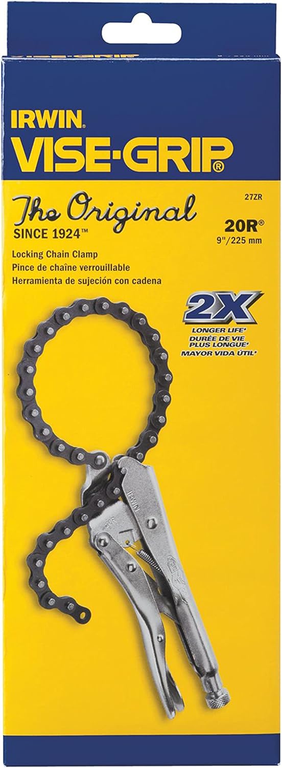 IRWIN VISEGRIP Original Chain Clamp, Locking, 9Inch (27ZR