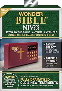 Wonder Bible NIV- The Talking Audio Bible Player (New International Version), As Seen on TV
