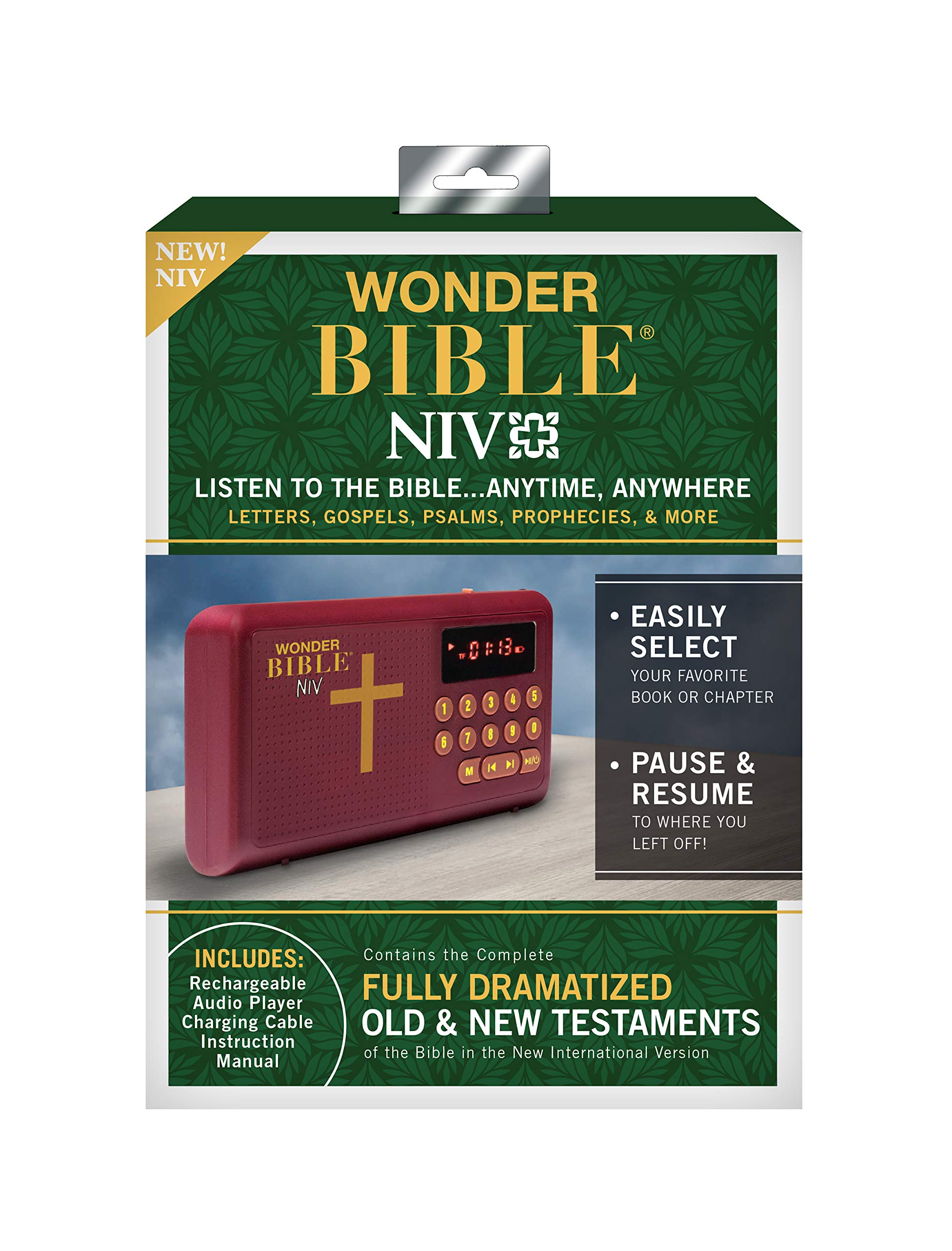 Wonder Bible NIV- The Audio Bible Player That You