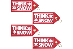 Mindsoft 4 Pack Western Think Snow Flags with S-Hooks Snow Plow Blade Guide Markers Flags for Western