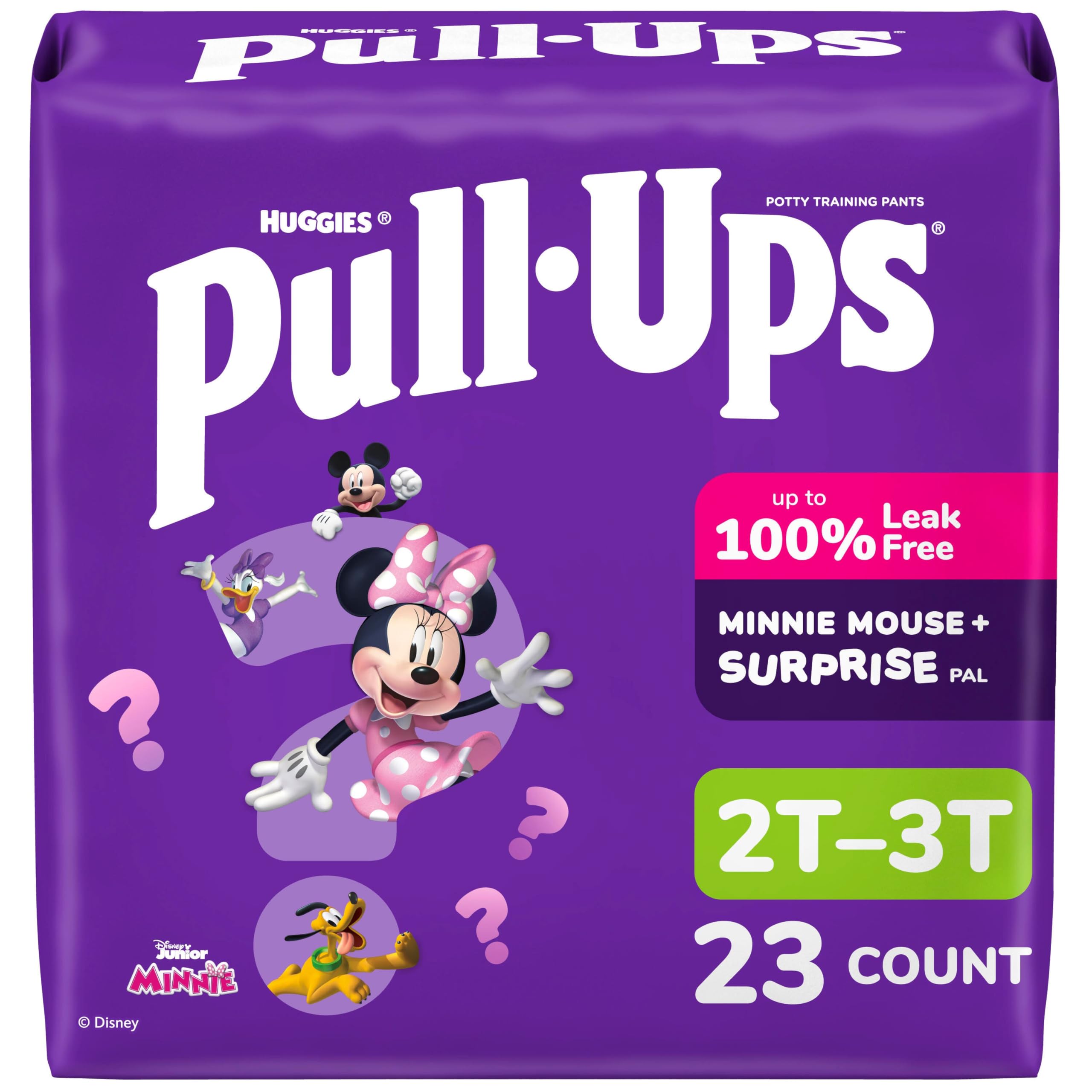 Photo 1 of Pull-Ups Girls' Potty Training Pants, Size 2T-3T Training Underwear (16-34 lbs), 23 Count