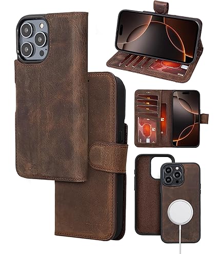 iPhoneケース SLG Design - SLG DESIGN D7 ITALIAN LEATHER 15PRO MAX Amazon.com: SLG D7 Italian Wax Leather Wallet Case for