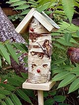 Wildlife World LBT Ladybird Tower for Beneficial Insects - FSC Timber view 2