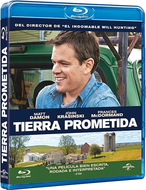 Tierra Prometida Blu Ray Amazon Es Matt Damon Frances Mcdormand John Krasinski Rosemarie Dewitt Hal Holbrook Lucas Black Gus Van Sant Matt Damon Frances Mcdormand Matt Damon John Krasinski Chris Moore Isabel Freer Cine