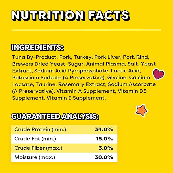 TEMPTATIONS MEATY BITES SAVORY AND SOFT CAT TREATS, TUNA FLAVOR, 4.12 OZ. POUCH